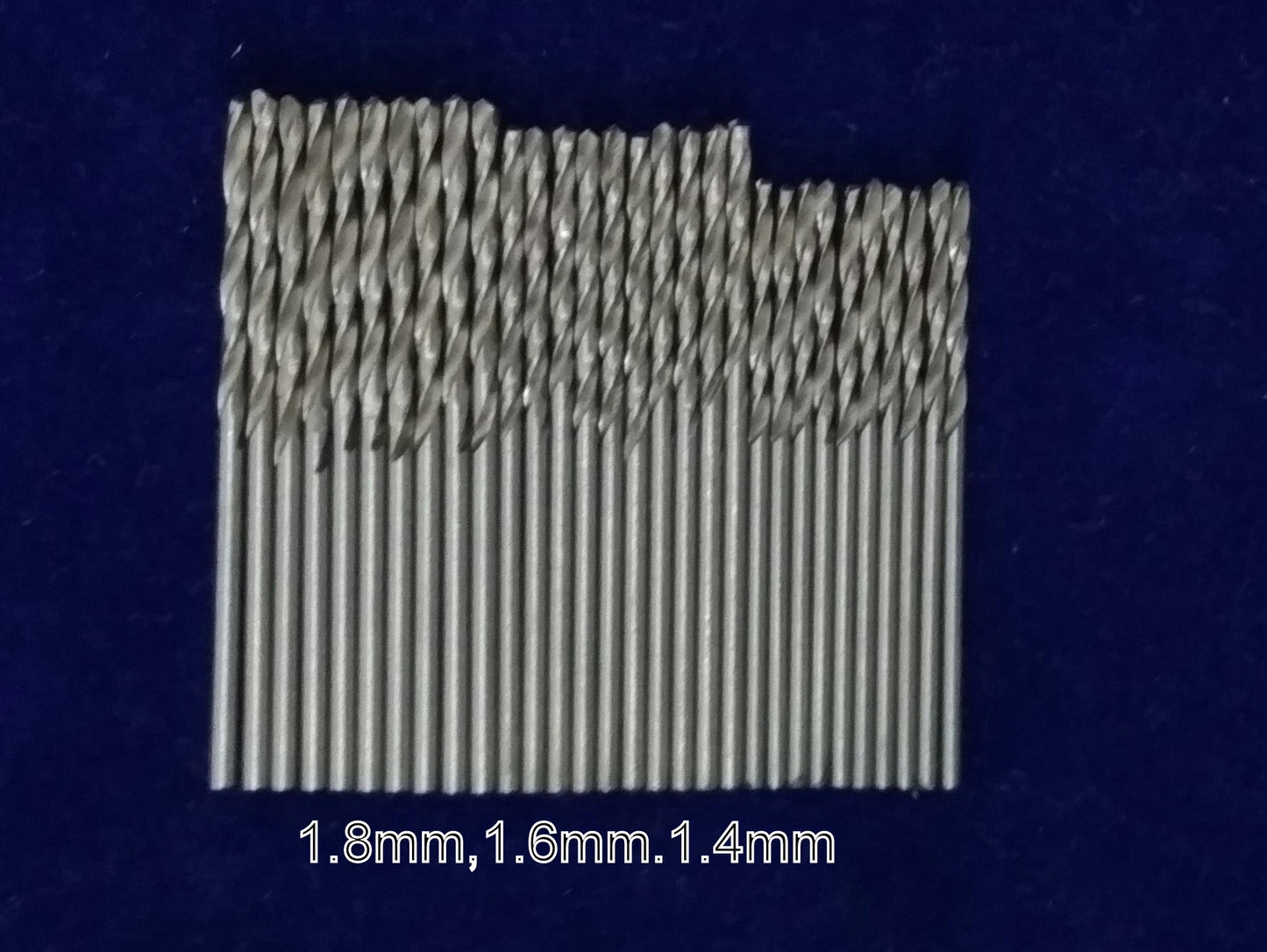 30 pcs metric micro drill bits 1.4mm,1.6mm,1.8mm jewellers,hobby twist drills