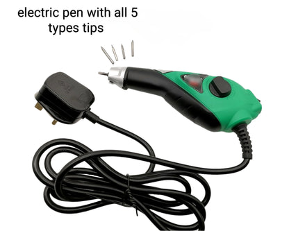 Electric Pen for Fossil Preparation,Engraving,Carving Stone with tungsten tips